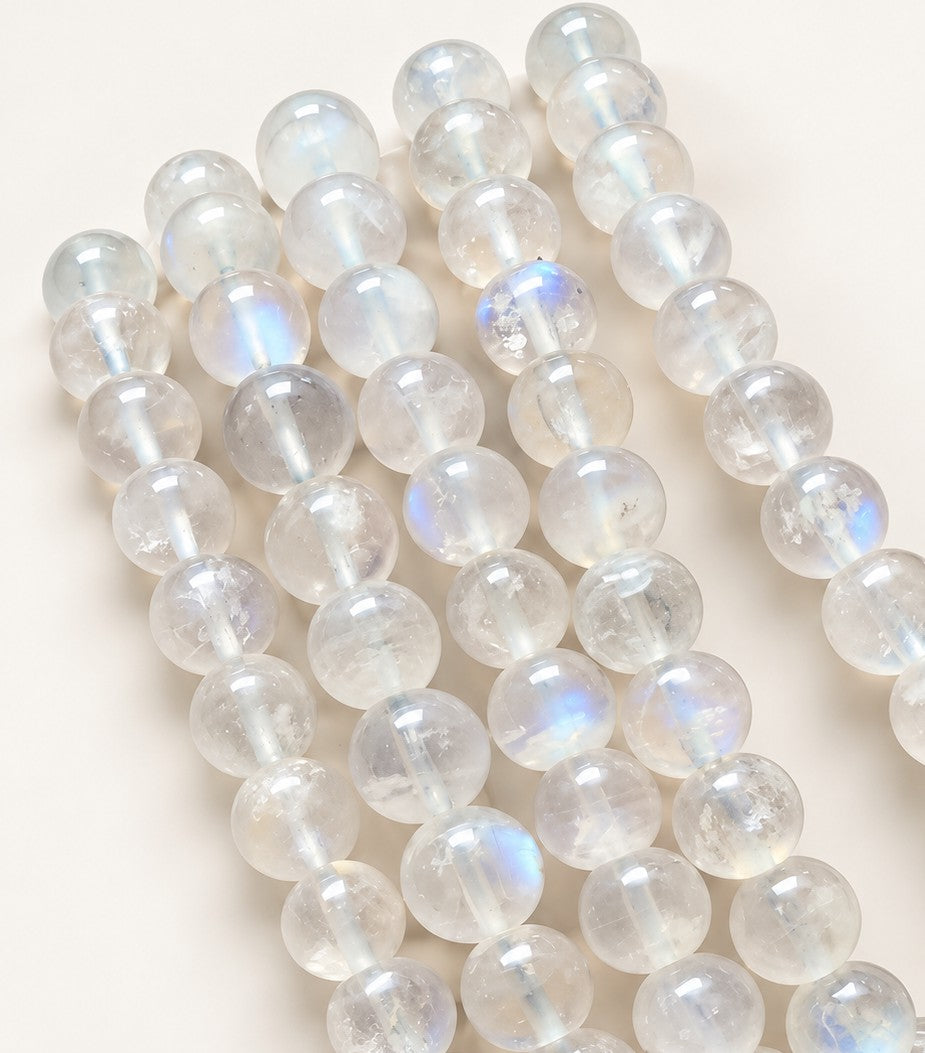 White Moonstone Bracelet (7mm)