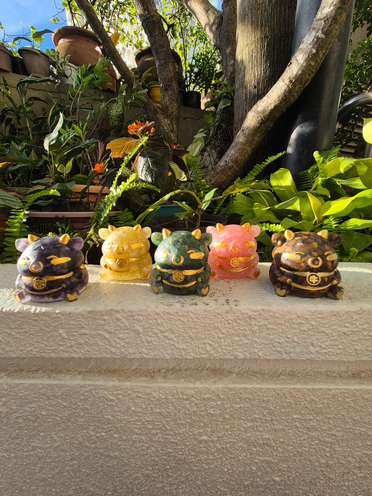 chinese zodiac crystal figurines