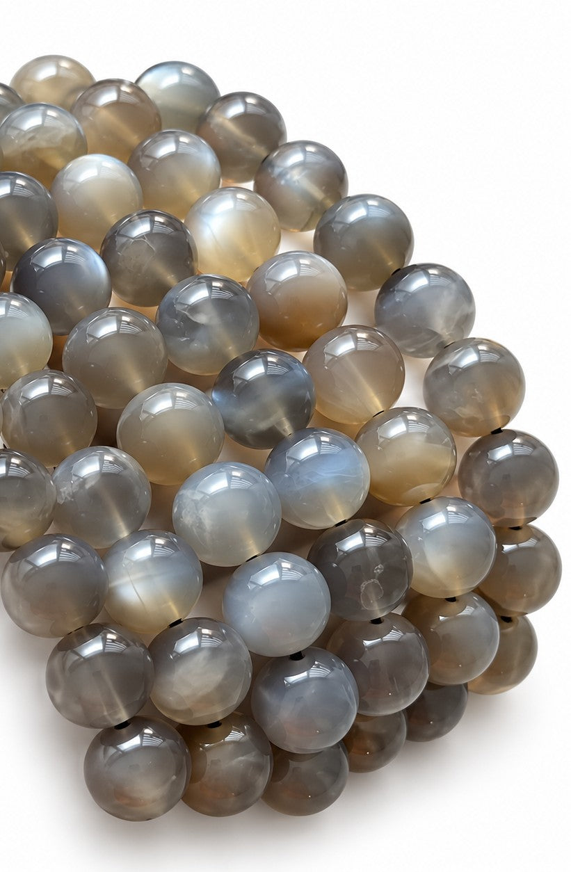 Black Moonstone Bracelet (7mm | 8mm)
