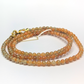 Burmese Yellow Jade Necklace with Certificate of Authenticity