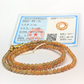 Burmese Yellow Jade Necklace with Certificate of Authenticity