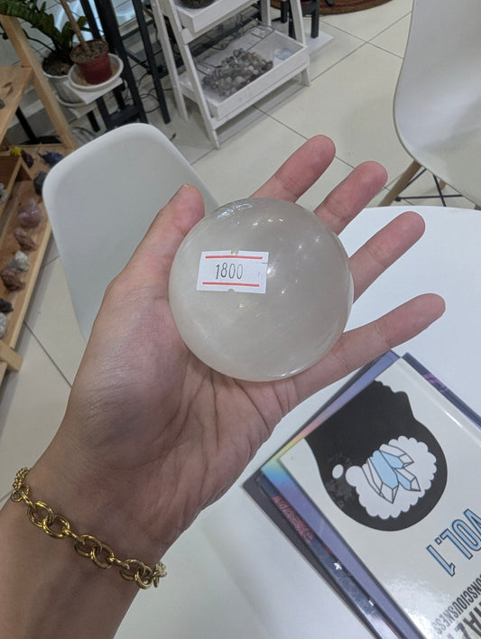 Selenite Sphere (with Free Stand!)