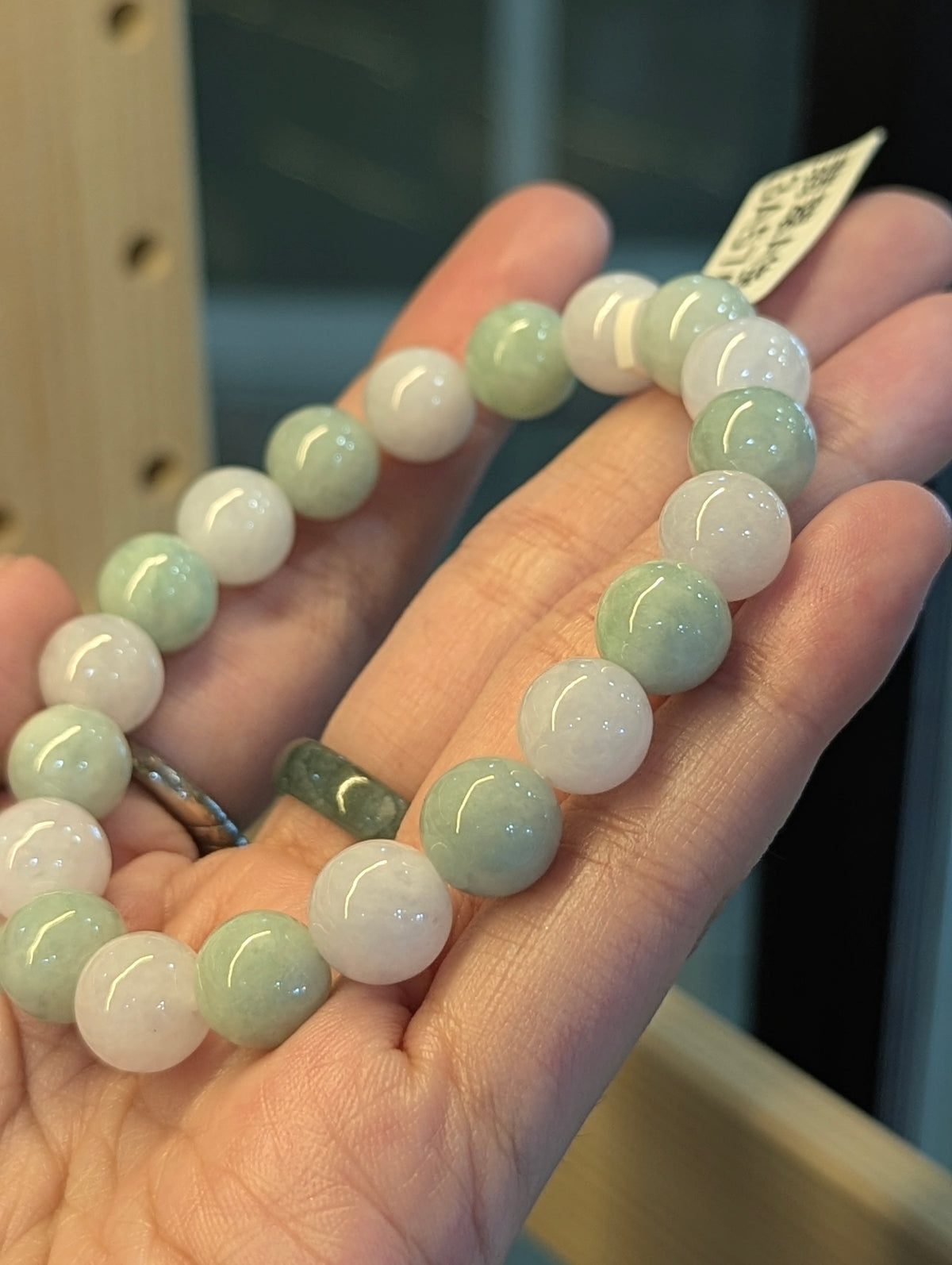 Duo Bao Burmese Jade Bracelet (10mm) with Certificate of Authenticity