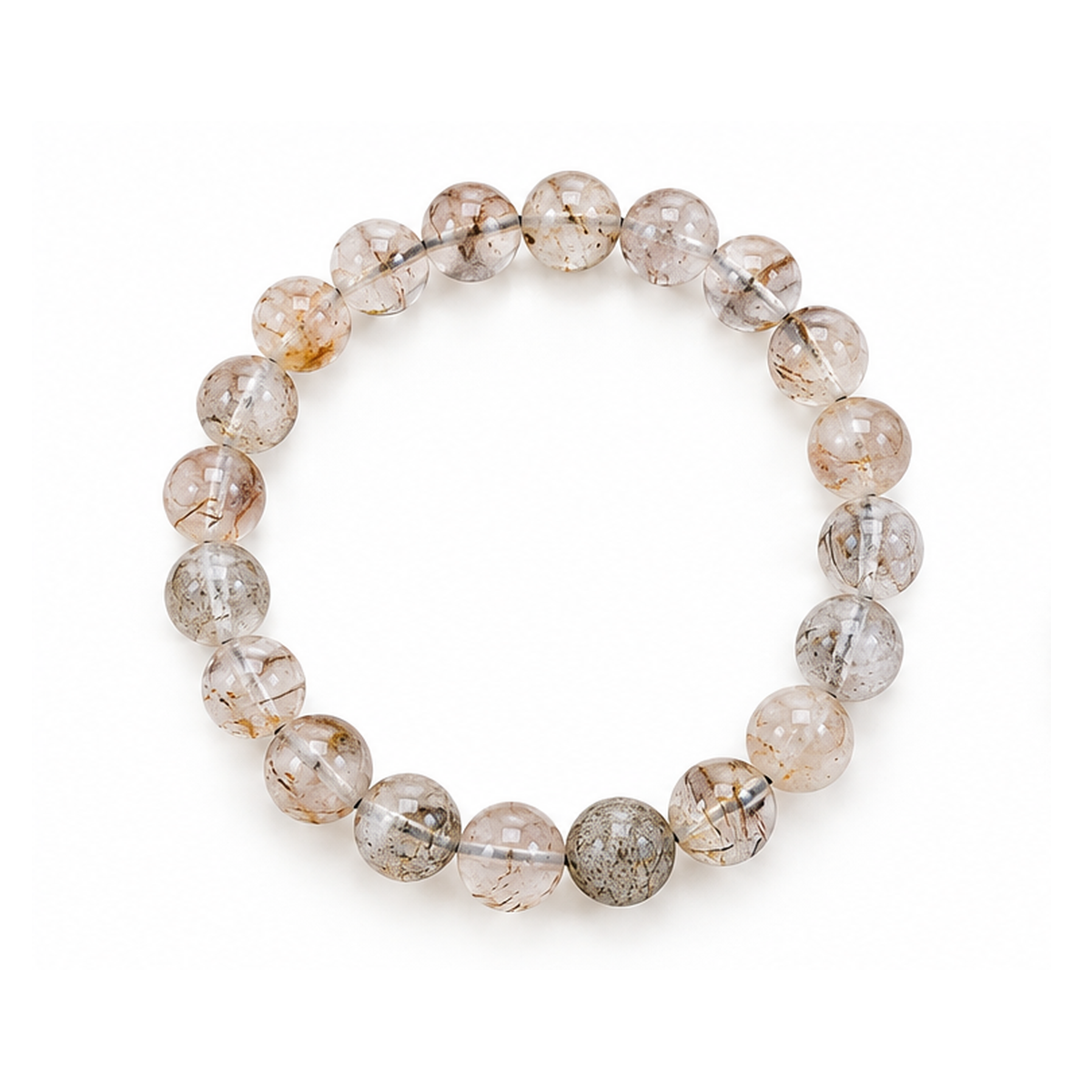 Copper Rutilated Quartz Bracelet (8mm | 10mm)