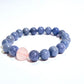 Couple Bracelet Communication and Self-Expression| Blue Aventurine with Rose Quartz Accent