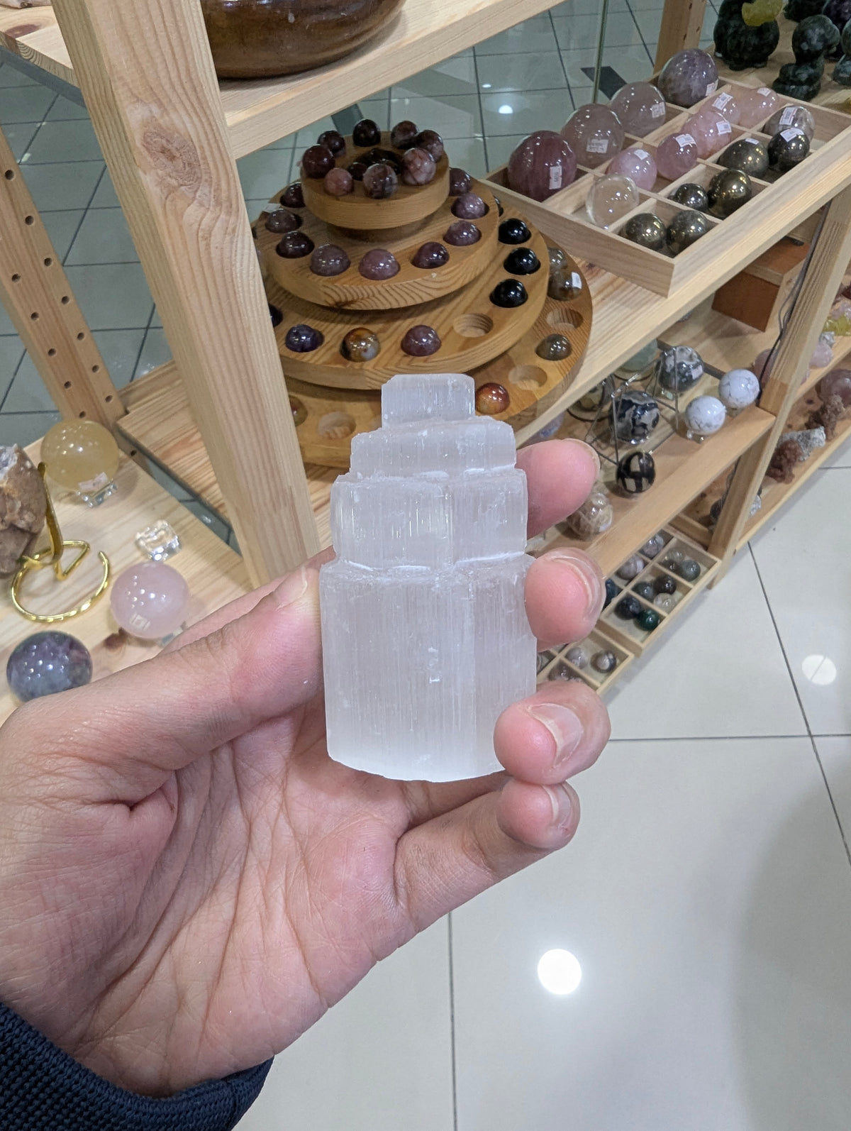 Satin Spar Tower