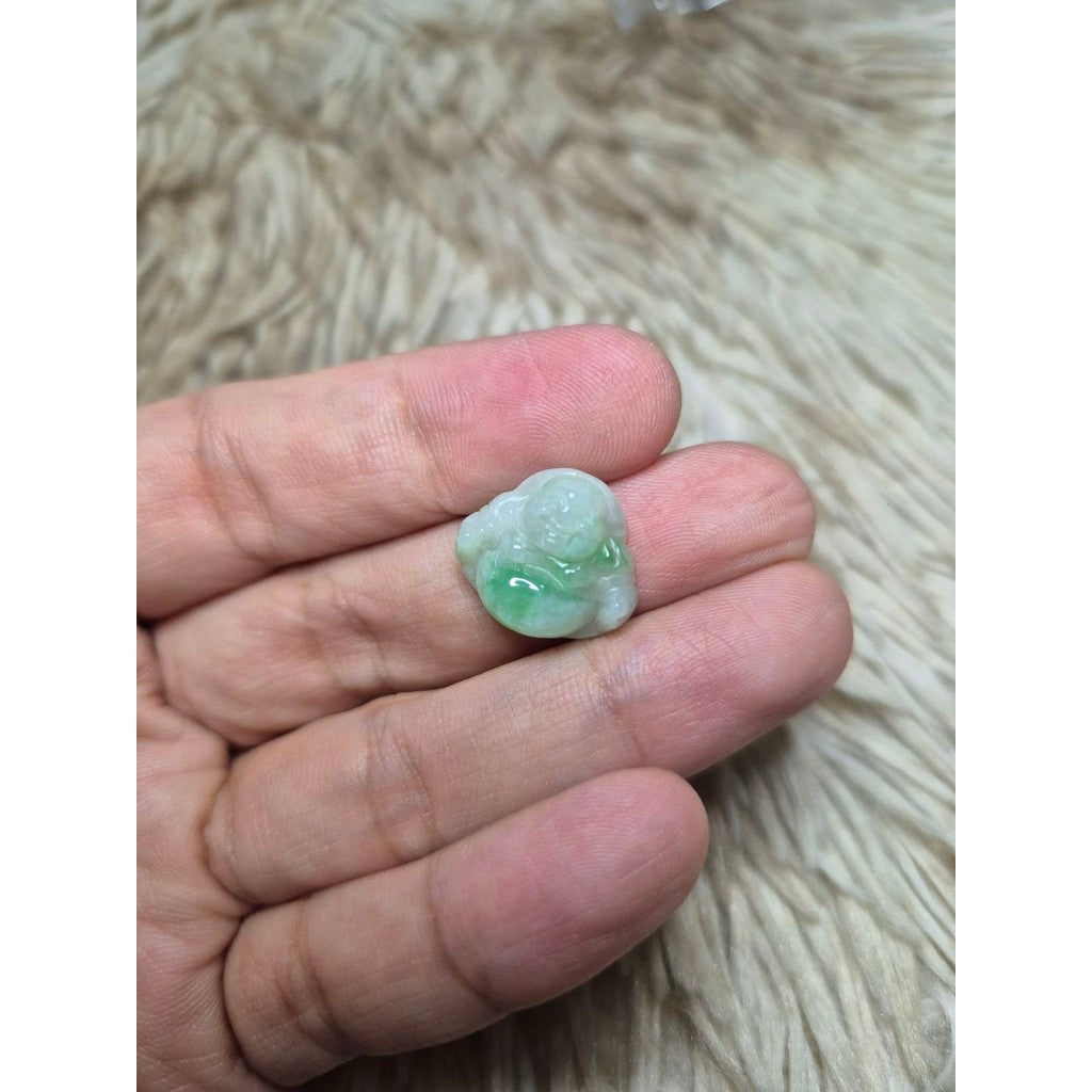 Jade Pendant HQ Mini Buddha with Free Chain!