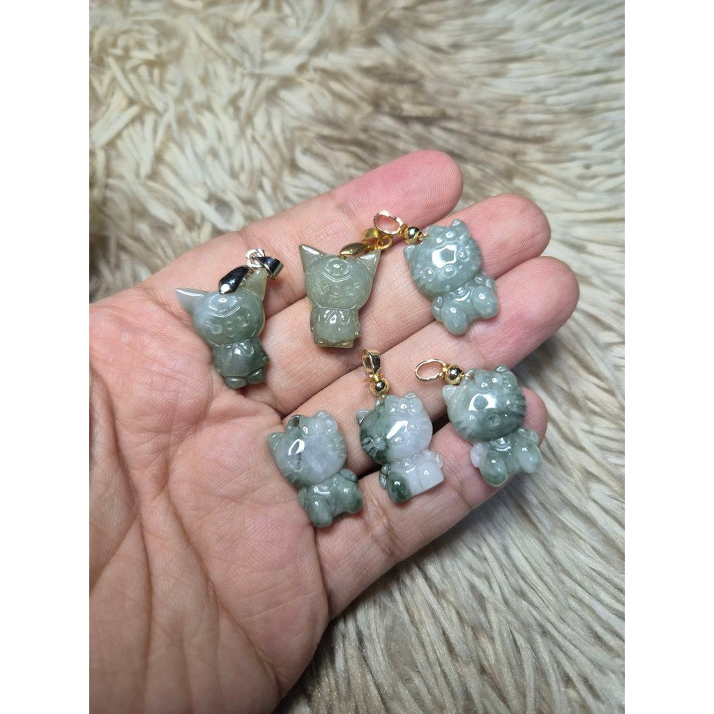 Jade Pendant Sanrio with Free Chain!