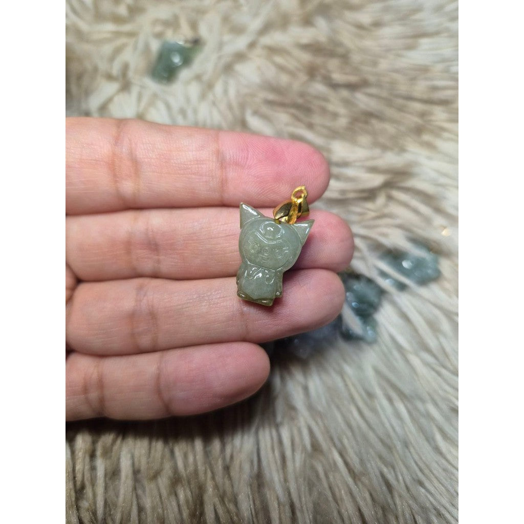 Jade Pendant Sanrio with Free Chain!