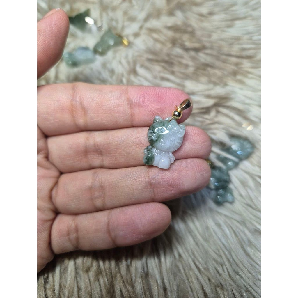 Jade Pendant Sanrio with Free Chain!