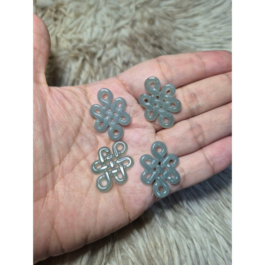 Jade Pendant Infinityt Knot (PRICE PER PIECE) with Free Chain!