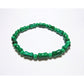 malachite bamboo slim crystal bracelet