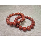 13mm Red Jade Bracelet (Grade A) – For Wealth, Strength & Passion