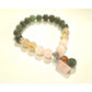 Color of the Year Crystal Bracelet – Rose Quartz / Moss Agate / Rutilated Quartz