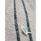 Blue Water Jade Barrel Necklace 24” – Grade A Jadeite for Prosperity & Good Health