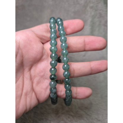 Jelly Blue Water Jade Necklace (7 mm | 22 inches)