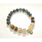 Moss Agate Tiger Eye Rutilated Quartz 8mm/10mm (Charm Option) protection, health, wealth bracelet