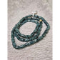 Blue Water Jade Barrel Necklace 24” – Grade A Jadeite for Prosperity & Good Health
