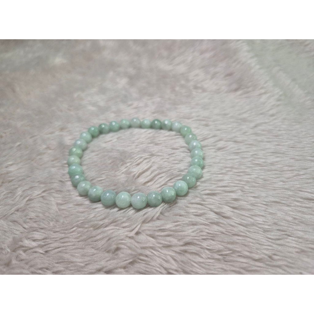 7 mm Light Apple Green Jade (Grade A) Luck • Health • Prosperity