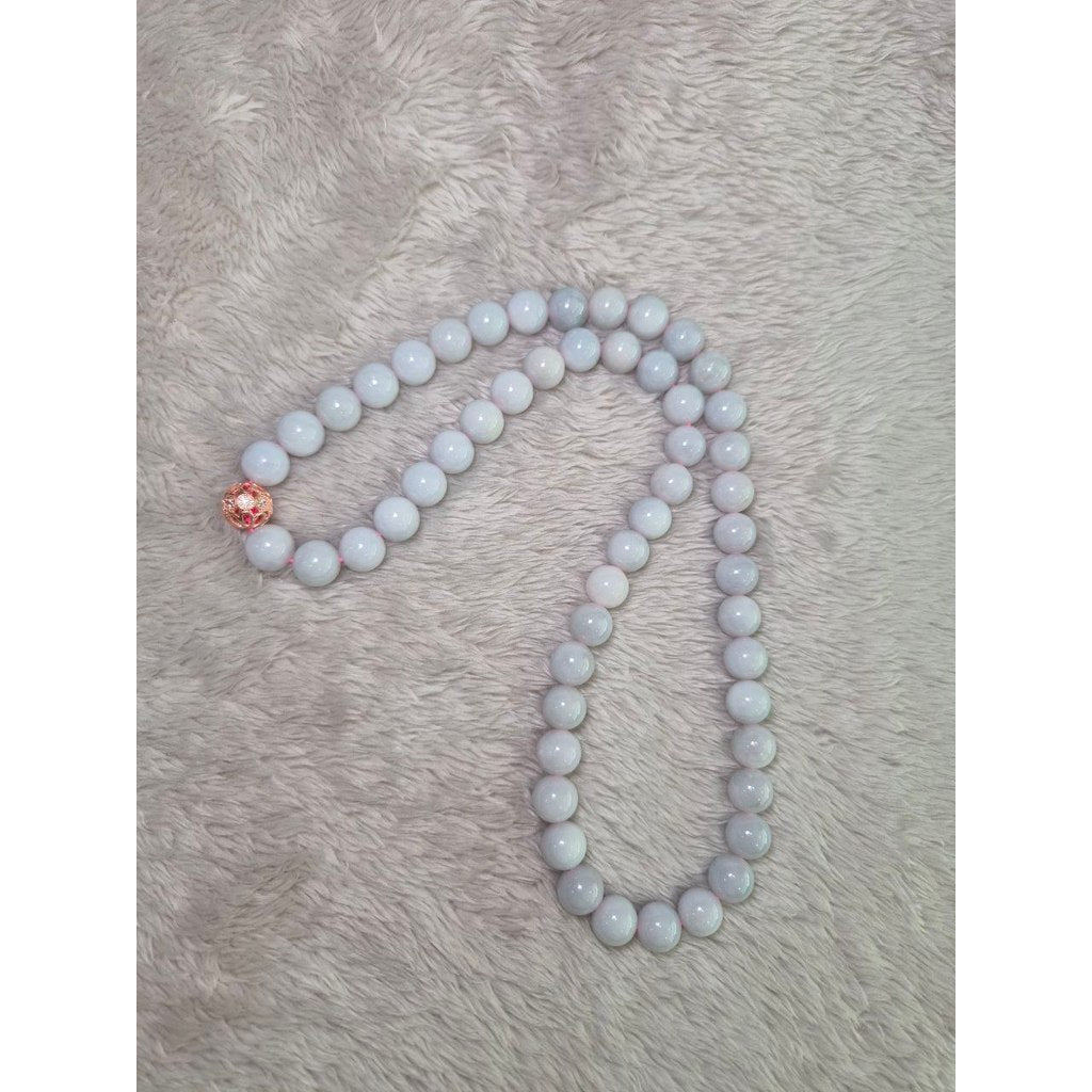 12mm Pink Jade Bracelet – Grade A Jadeite for Prosperity & Good Health