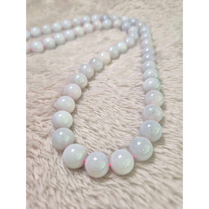 12mm Pink Jade Bracelet – Grade A Jadeite for Prosperity & Good Health