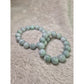 Light Burma Blue Jade Bracelet 13mm (Grade A) Calm Energy • Wealth • Balance