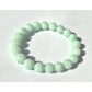 10mm Apple Green Jade Bracelet • Floating • High Quality Jadeite with certificate