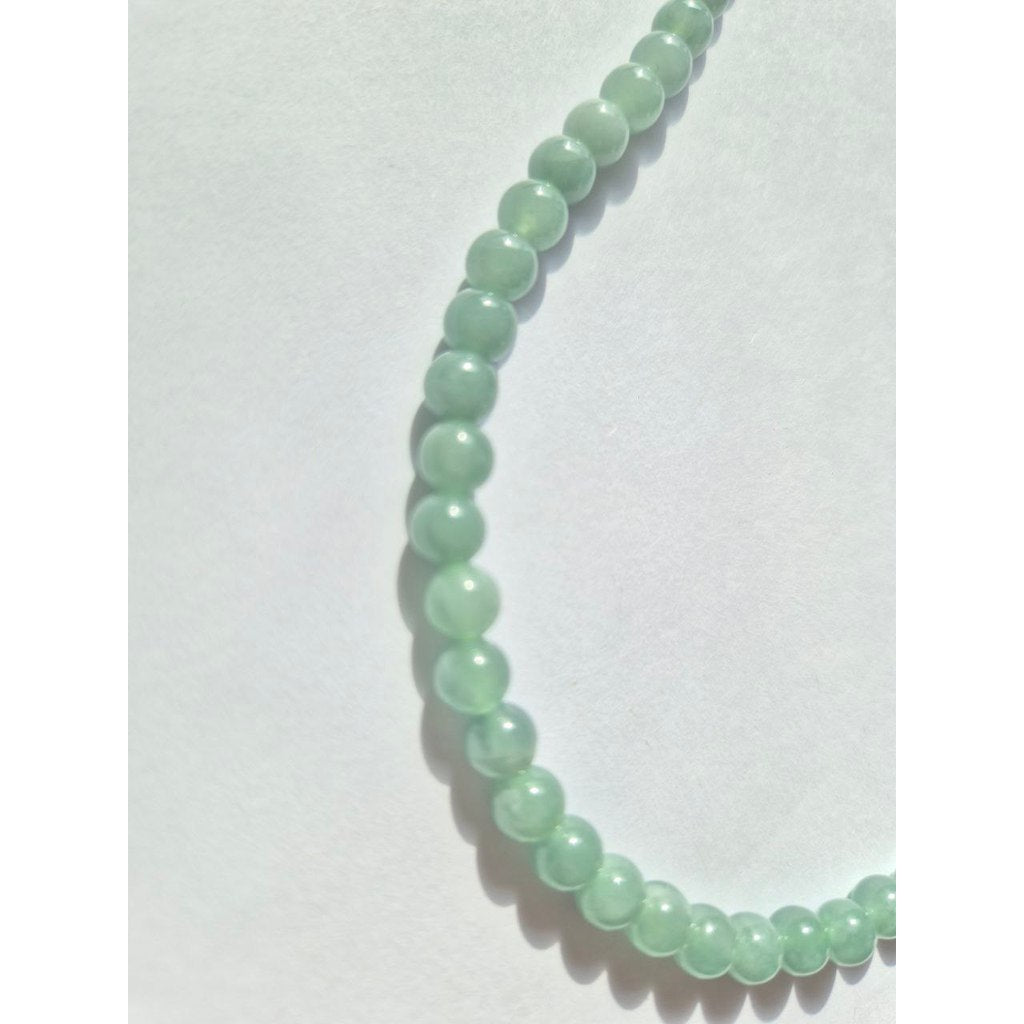 Bluewater Jade Necklace/ 3laps bracelet 24 Inches • High Quality Jadeite • Premium Finish