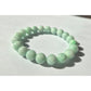 10mm Apple Green Jade Bracelet • Floating • High Quality Jadeite with certificate
