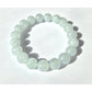 10mm Icy Jade Bracelet • Premium Grade Jadeite • With Certificate burma blue