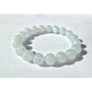 10mm Icy Jade Bracelet • Premium Grade Jadeite • With Certificate