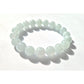 10mm Icy Jade Bracelet • Premium Grade Jadeite • With Certificate burma blue