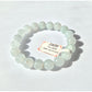 High Quality Jade Bracelet 10mm • Jelly Icy Texture • With Certificate • Premium Grade Jadeite