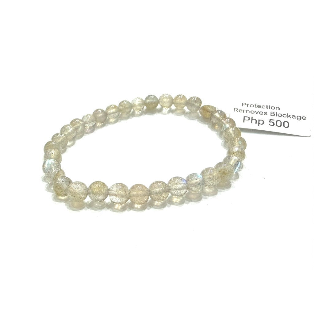 6mm Flashy Labradorite Bracelet