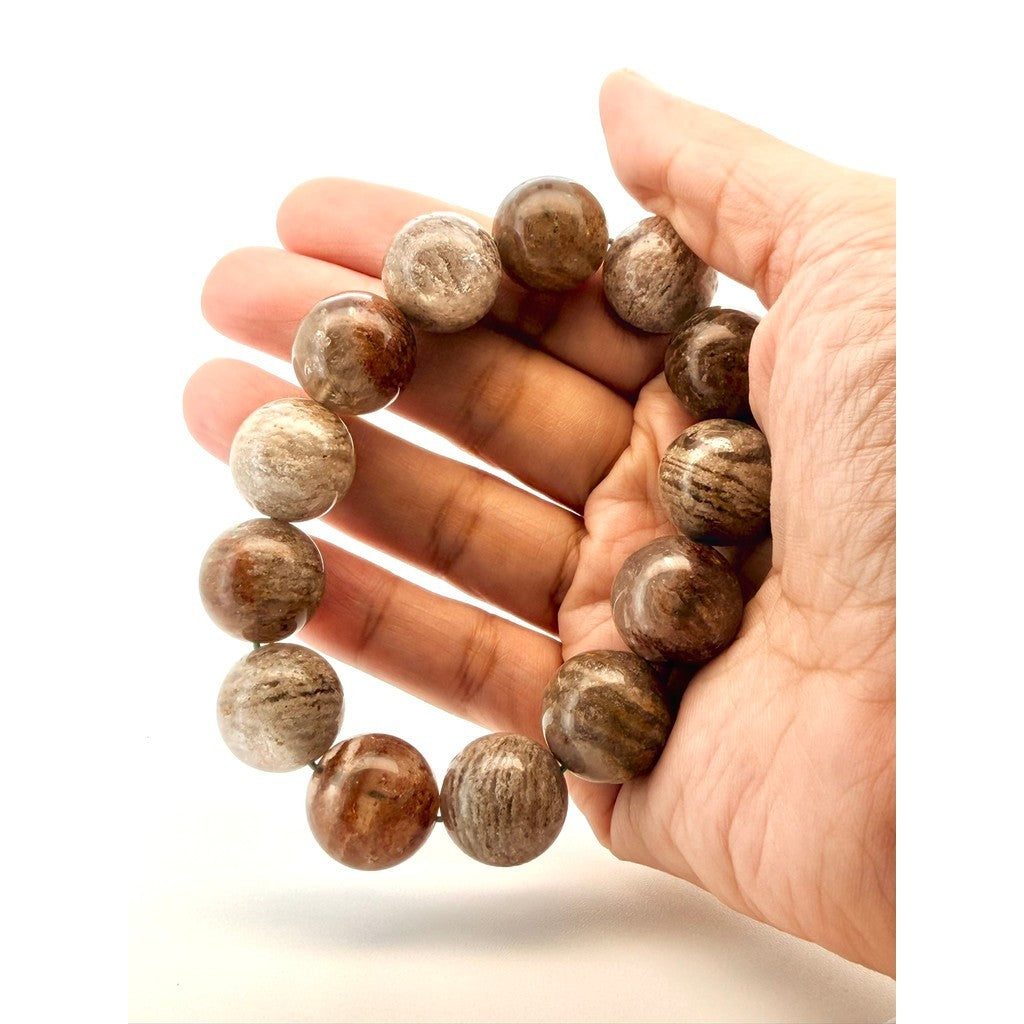 Natural Thousand Layer Quartz Bracelet 18mm