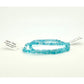 Blue Topaz Bracelet – Faceted Beads
