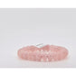 Juicy Abacus Rose Quartz Bracelet | 13mm Natural Rose Quartz