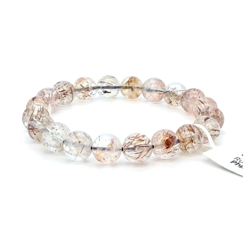 Natural Copper Rutilated Quartz Bracelet
