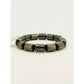 Natural Pyrite Barrel Shape Bracelet