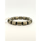Natural Pyrite Barrel Shape Bracelet
