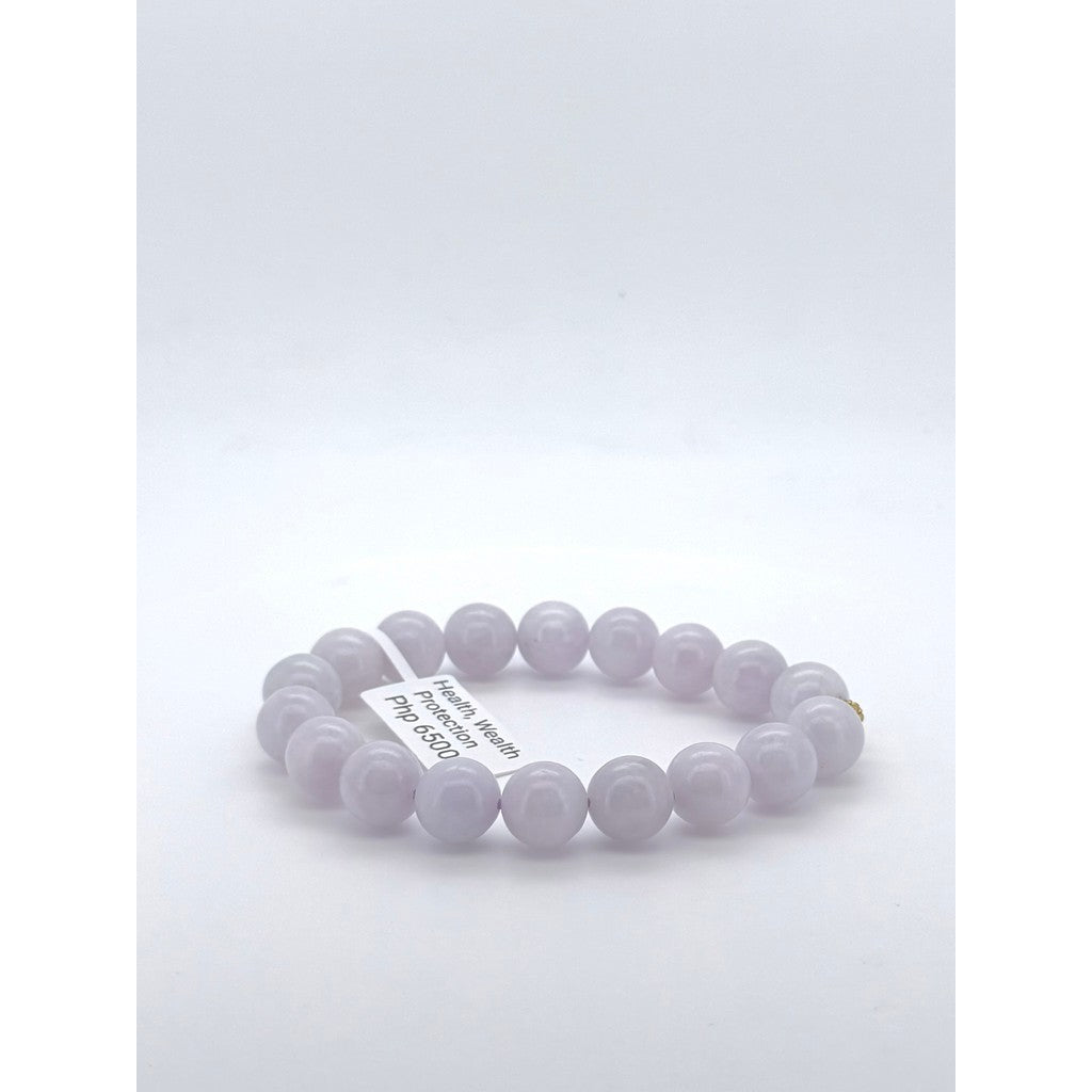 Pink Purple Jade Bracelet | Natural Jade with certificate