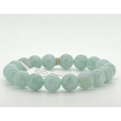 Light Blue Apple Green Jade Bracelet | Natural Jade with certificate