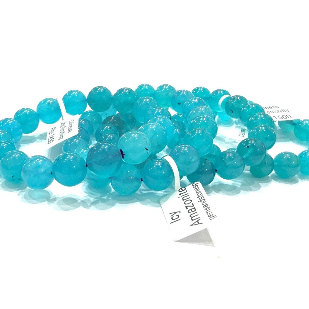 Icy Amazonite Bracelet | Natural Crystal Gemstone