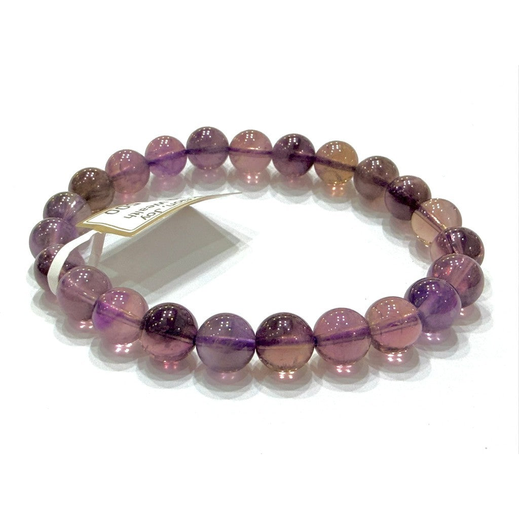 8mm Dark Ametrine gemstone bracelet