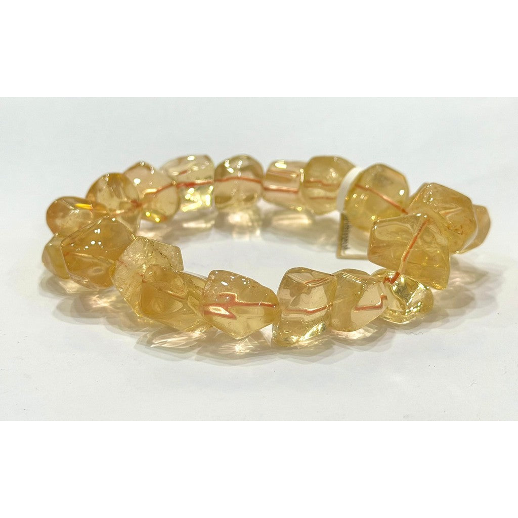 High Quality Chunky freeform Citrine bracelet