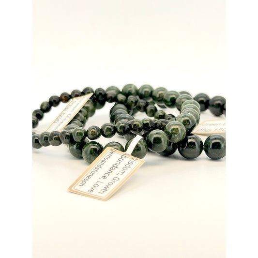 Natural Green Diopside Bracelet