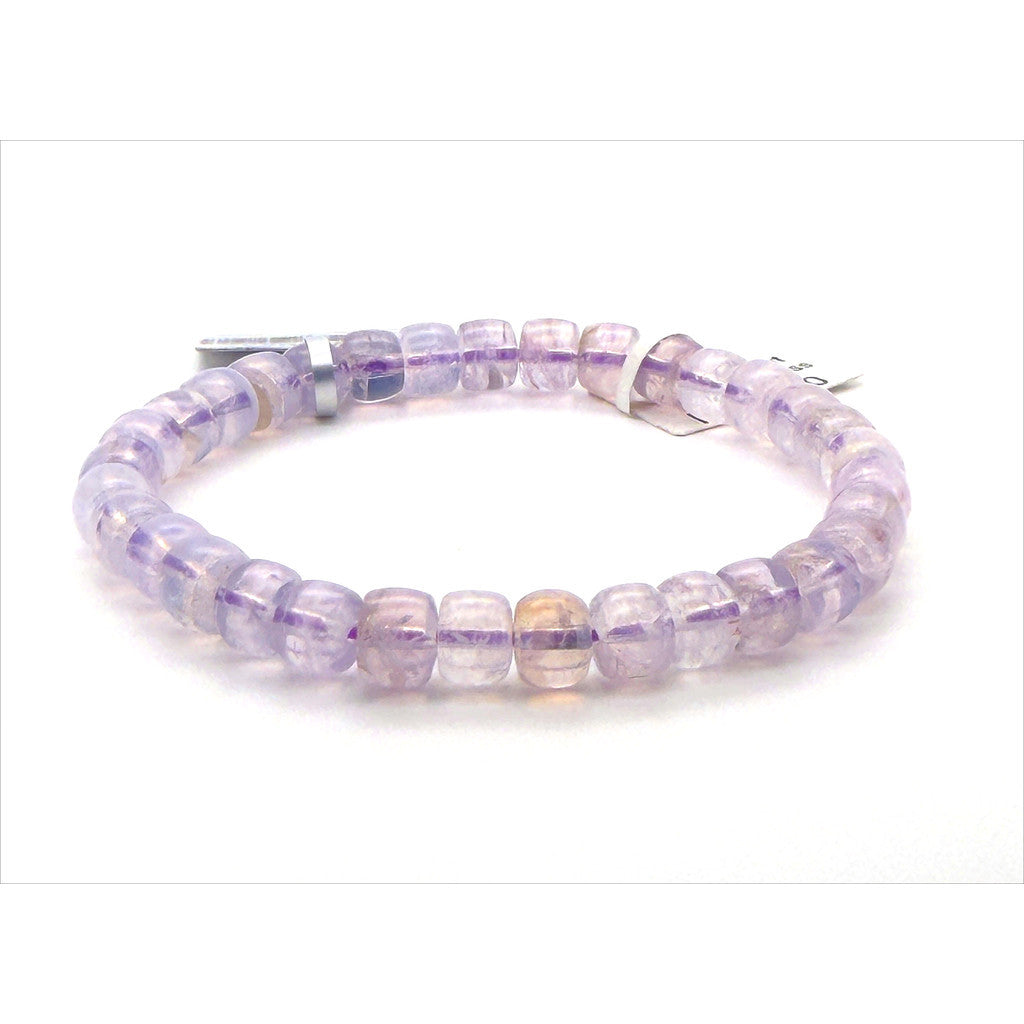 Lavender Moon Quartz Abacus Bracelet