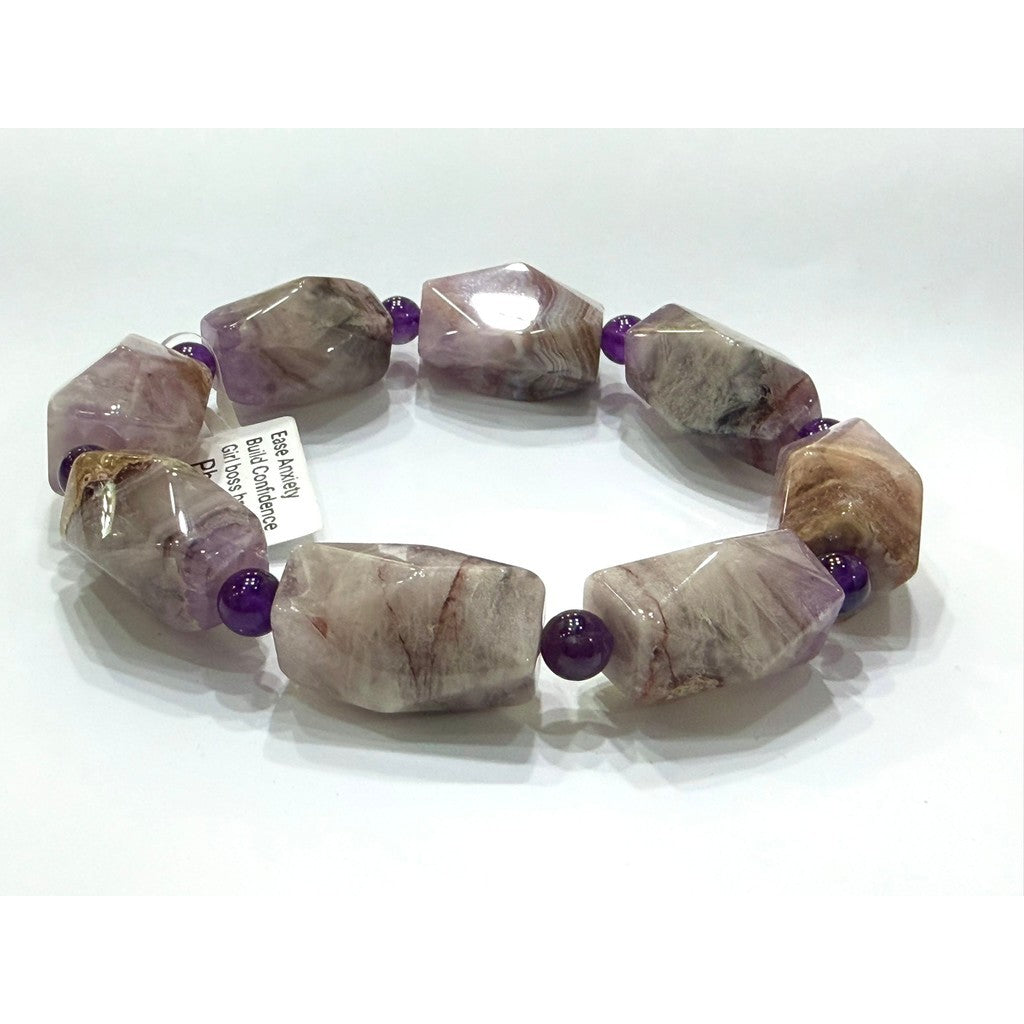Mexican Lace Amethyst free form Bracelet