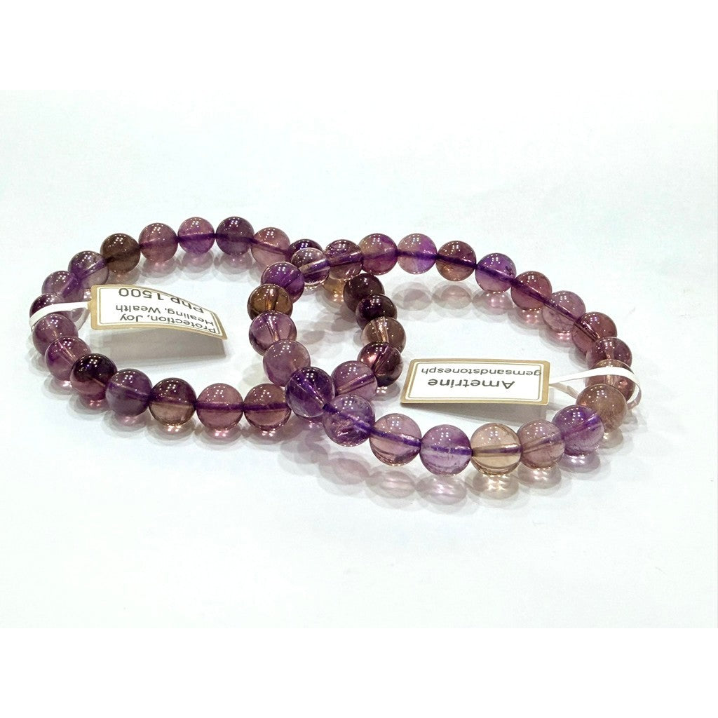 8mm Dark Ametrine gemstone bracelet