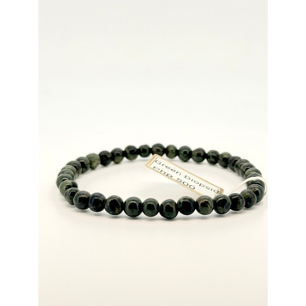 Natural Green Diopside Bracelet